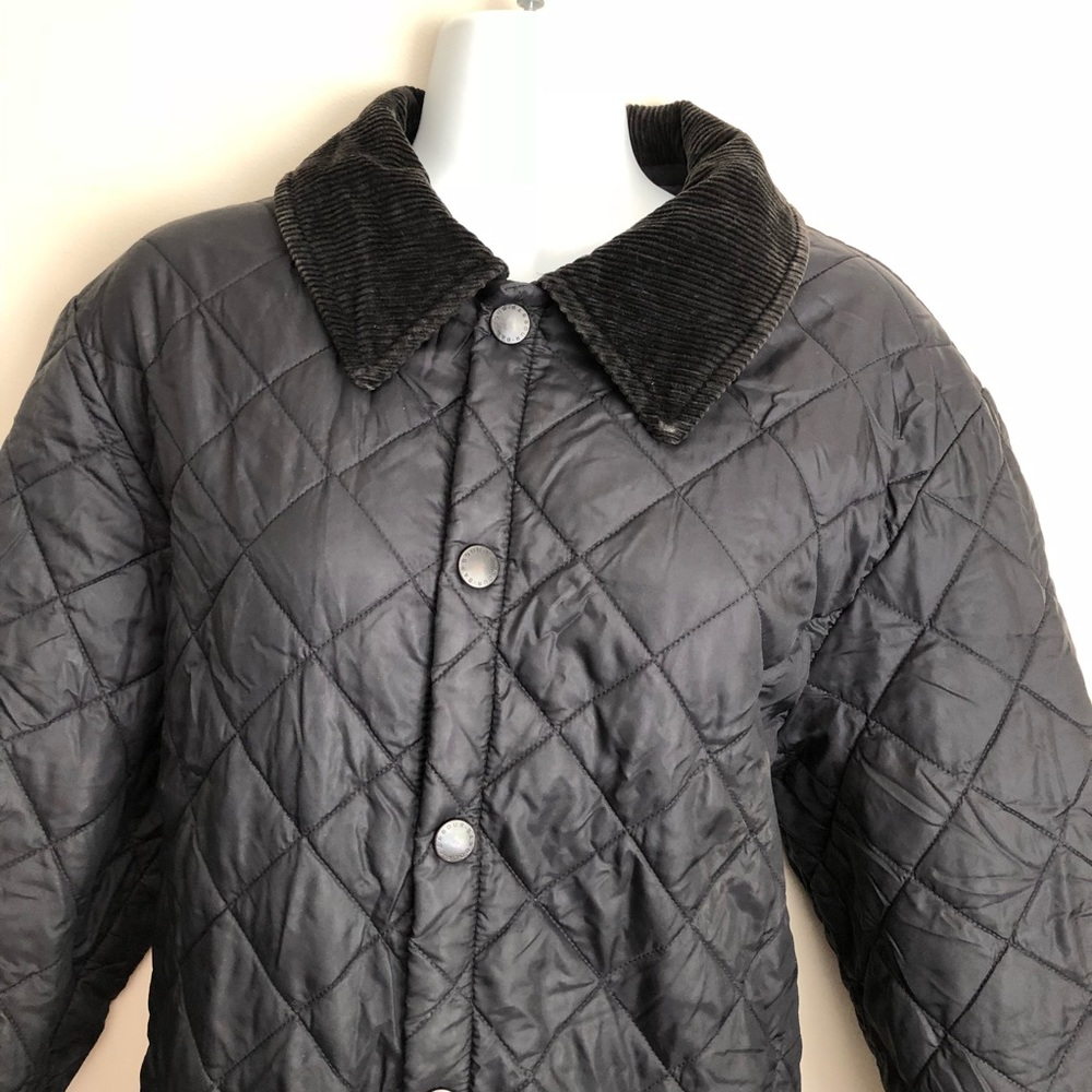 Barbour Black Quilted Jacket - Picture 3 of 8